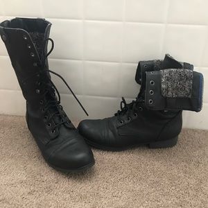 Madden Girl Combat Boots